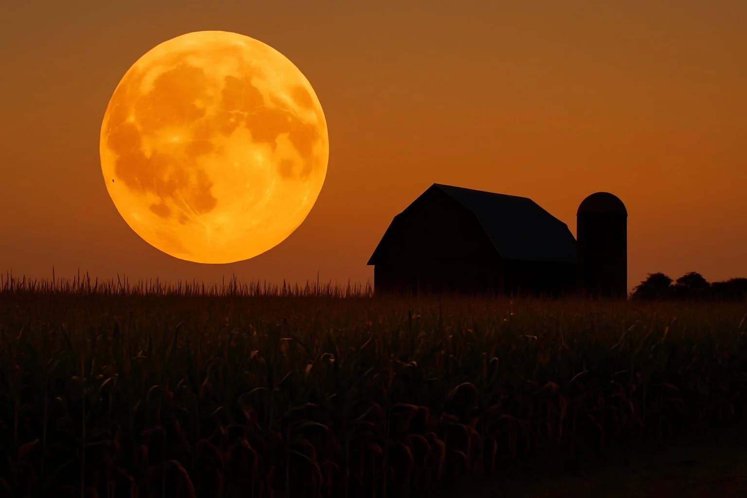 Cover illustration for Harvest Moon 2026: Exact Date, Time Zones & Complete Guide